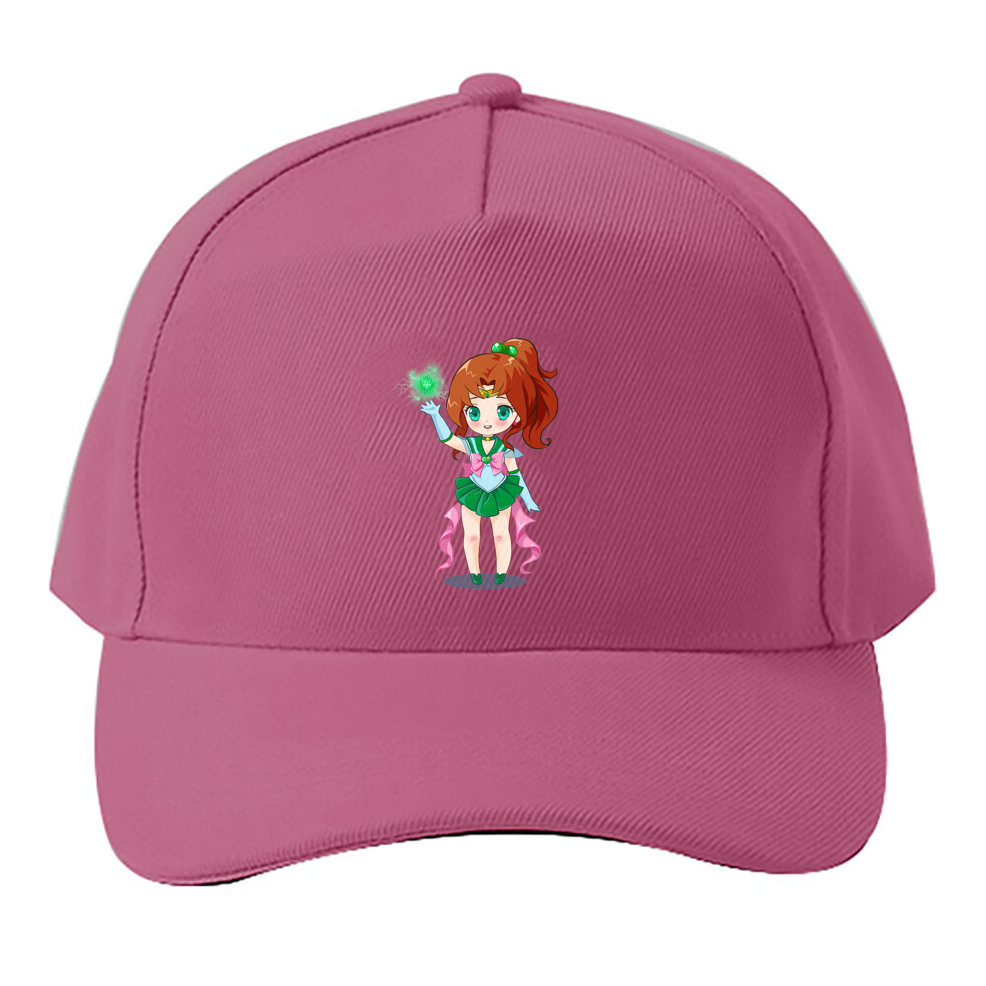 （画像用） 美少女戦士セーラームーン 木野 まこと きの まこと Sailor Moon Kino Makoto （セーラージュピター；Sailor Jupiter） ベースボールキャップ 綿100％ 男女兼用 帽子 スポーツ